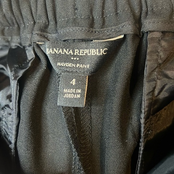 Banana Republic Black Hayden pants size 4 - Picture 2 of 8